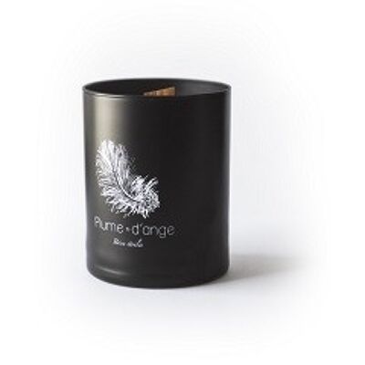 Plume d'ange-bougie bio-ambre