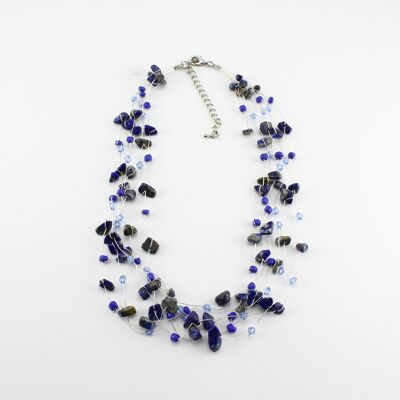 WSWN0060LA - MIA - Lapis Lazuli Gemstone Necklace
