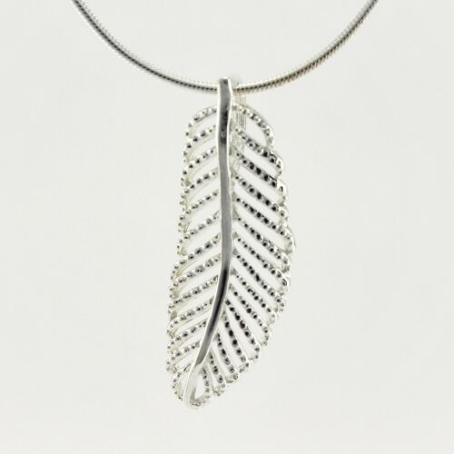 WSWN138 Sterling Silver Pendant Necklace