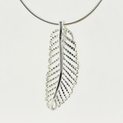 WSWN138 Sterling Silver Pendant Necklace