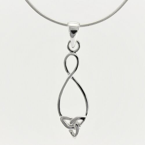 WSWN133 Sterling Silver Pendant Necklace