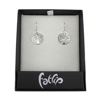 Boucles d'oreilles en argent sterling WSWE113 2