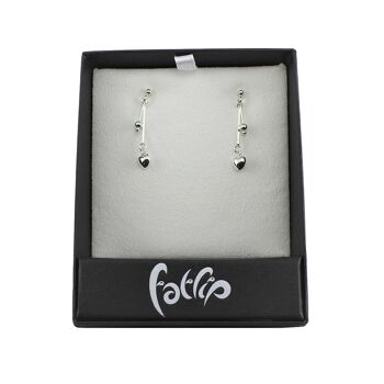 Boucles d'oreilles en argent sterling WSWE104 2