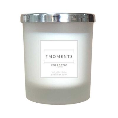 Energetic scented candle 300 ml silverline collection