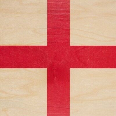 Wooden postcard - UK flags