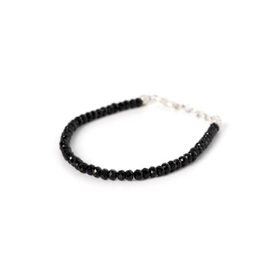 Bracelet spinelle noire