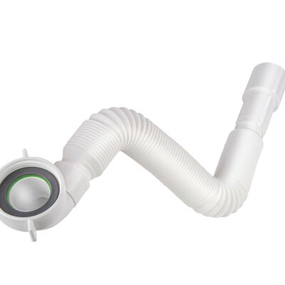 Siphonly® Flexibler Ablaufschlauch 1 1/2" | Raumsparsiphon 6/4"- Ø 40/50 mm
