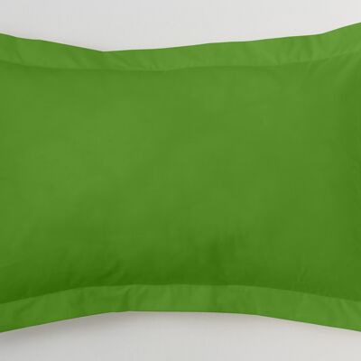 estelia - funda de cojín color verde - 50x75 cm - 50% algodón / 50% poliéster - 144 hilos. gramage: 115