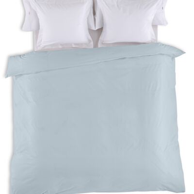 estelia - funda nordica lisa color azul celeste - cama de 150/160 (1 pieza) - 50% algodón / 50% poliéster - 144 hilos. gramage: 115