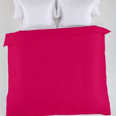 estelia - funda nordica lisa color fresa - cama de 180/200 (1 pieza) - 50% algodón / 50% poliéster - 144 hilos. gramage: 115