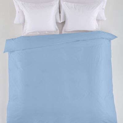 estelia - funda nordica color azul celeste - cama de 90 (1 pieza) - 100% algodón - 144 hilos. gramage: 115