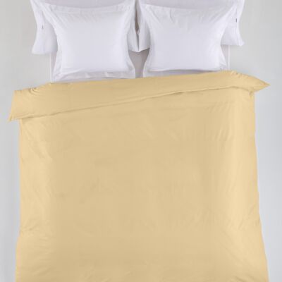 estelia - funda nordica color beige - cama de 180/200 (1 pieza) - 100% algodón - 144 hilos. gramage: 115