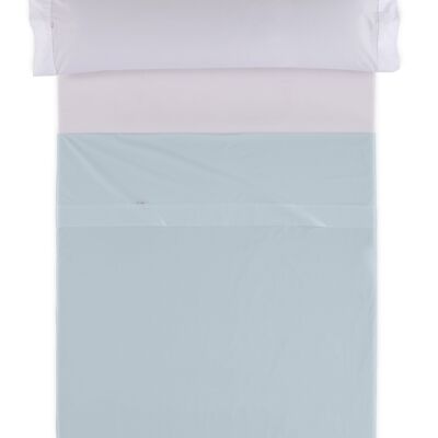 estelia - sábana sabana encimera color azul celeste - cama de 150/160 50% algodón / 50% poliéster - 144 hilos. gramage: 115
