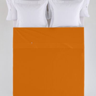 estelia - sábana sabana encimera color ocre - cama de 150/160 50% algodón / 50% poliéster - 144 hilos. gramage: 115