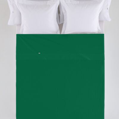 estelia - sábana sabana encimera color verde billar - cama de 180 50% algodón / 50% poliéster - 144 hilos. gramage: 115