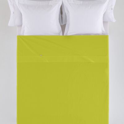 estelia - sábana sabana encimera color pistacho - cama de 180 50% algodón / 50% poliéster - 144 hilos. gramage: 115