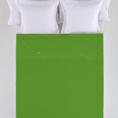 estelia - sábana sabana encimera color verde - cama de 180 50% algodón / 50% poliéster - 144 hilos. gramage: 115