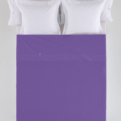 estelia - sábana sabana encimera color lila - cama de 135/140 50% algodón / 50% poliéster - 144 hilos. gramage: 115