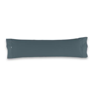estelia - funda de almohada color gris - 45x125 cm - 50% algodón / 50% poliéster - 144 hilos. gramage: 115
