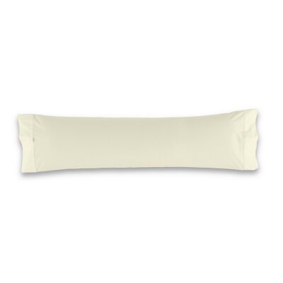 estelia - funda de almohada color crema - 45x125 cm - 50% algodón / 50% poliéster - 144 hilos. gramage: 115
