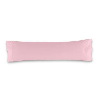 estelia - funda de almohada color rosa - 45x125 cm - 50% algodón / 50% poliéster - 144 hilos. gramage: 115