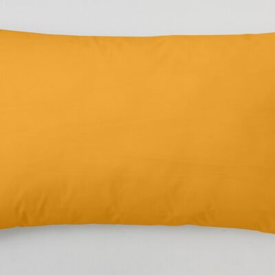 estelia - funda de almohada color maíz - 45x125 cm - 50% algodón / 50% poliéster - 144 hilos. gramage: 115