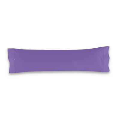 estelia - funda de almohada color lila - 45x170 cm - 50% algodón / 50% poliéster - 144 hilos. gramage: 115