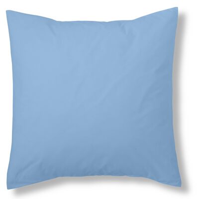 estelia - funda de cojín color azul claro - 40x40 cm - 50% algodón / 50% poliéster - 144 hilos. gramage: 115