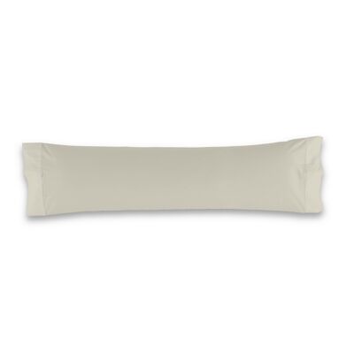 estelia - funda de almohada color piedra - 45x110 cm - 50% algodón / 50% poliéster - 144 hilos. gramage: 115