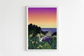 Big Sur sunset-14,8cmx21cm 4