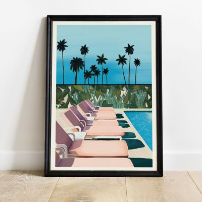 Swimming pool LA-29,7cmx42cm