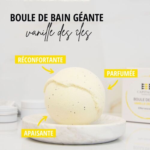 Bombe de bain « Vanille »  -  Vrac 180g