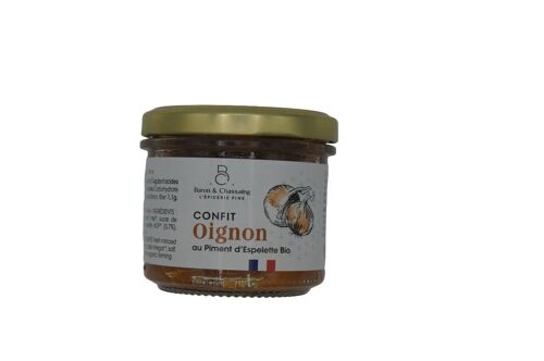 Confit d'oignon & piment d'Espelette Bio