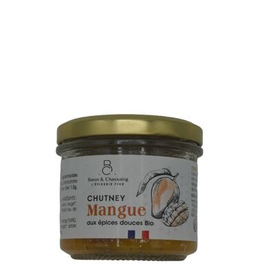 Chutney de mango orgánico con especias suaves