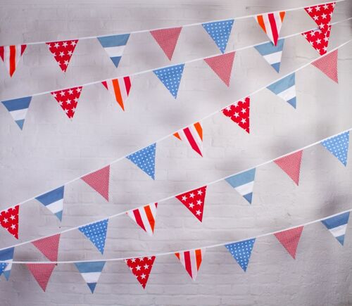 Summer Festival Bunting - 100% Cotton - 5 metres