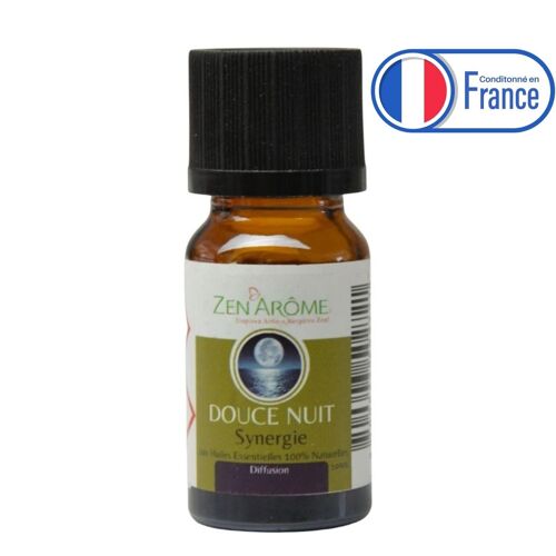 Synergie d'huiles essentielles – Douce Nuit - 10 ml - Utilisation pour la Diffusion - Conditionnée en France