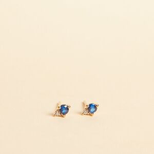 Boucles d'oreilles Filae -  Bleu foncé