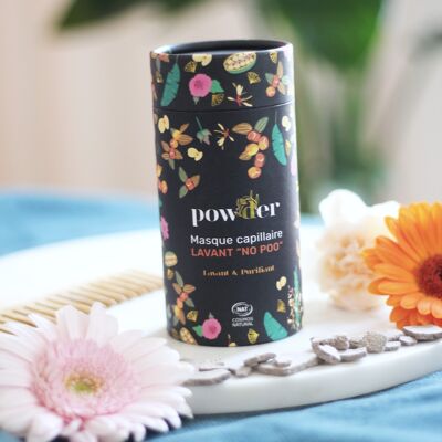 “No Poo” Mask - Organic Ayurvedic Plant Powder Dry Shampoo
