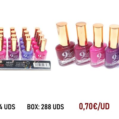 Émail effet gel 9 jours
