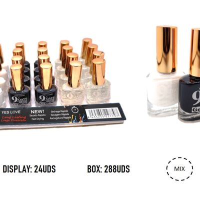 Émail effet gel 9 jours