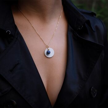 Collier olfactif Précieuse Lapis Lazuli 1