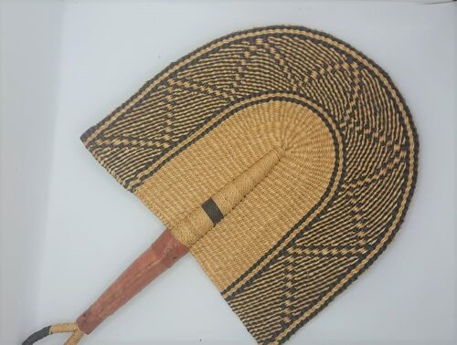 Large Bolga Woven Fan | Wedding, Wall Hanging Decoration, Home, Wall Decor, Ghana, African Natural Interior Design