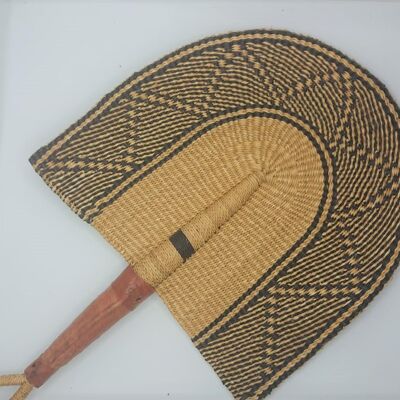 Large Bolga Woven Fan | Wedding, Wall Hanging Decoration, Home, Wall Decor, Ghana, African Natural Interior Design