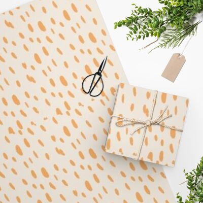 Luxury Gift Wrap – Copper Polka – Wrapping Paper | Christmas, Birthday, Mothers, Fathers Day, Craft, Scrapbook, Journal