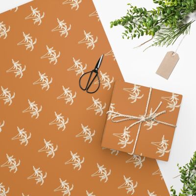 Luxury Gift Wrap – Copper Palm – Wrapping Paper | Christmas, Birthday, Mothers, Fathers Day, Craft, Scrapbook, Journal