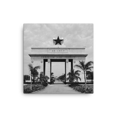 Stampa fotografica su tela – “Nkrumah’s Legacy, Mono” | Muro, Fotografia, Quadri, Oggettistica per la casa, Arte di ispirazione africana, Ghana