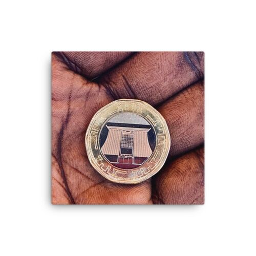 Photo Print Canvas – “Two Cedi Mint” | Wall, Photography, Picture, Home Decor, African Inspired Art, Ghana