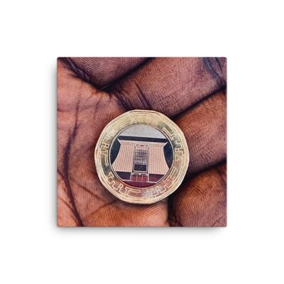 Impresión fotográfica en lienzo - “Two Cedi Mint” | Pared, Fotografía, Cuadro, Decoración del hogar, Arte de inspiración africana, Ghana