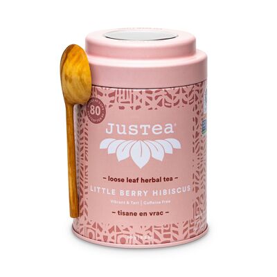 Little Berry Hibiscus | JUSTEA | 90 grams | Loose tea | Sustainable | fair trade