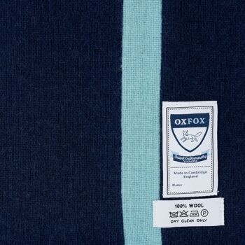 OXFOX Foulards Pembroke - University College - Écharpe homme/femme/unisexe - Bleu foncé Bleu clair - Toutes tailles 3